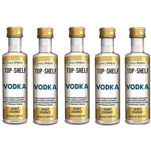 Still Spirits Essence Top Shelf Vodka Spirit Flavouring 5 Pack Still Spirits Essence Top Shelf Vodka Spirit Flavouring 5 Pack