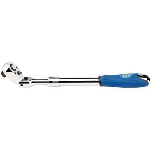 Draper Expert Flexible Head Extending Reversible Ratchet, 1/2" Sq. Dr., 7 Draper Expert Flexible Head Extending Reversible Ratchet, 1/2" Sq. Dr., 7
