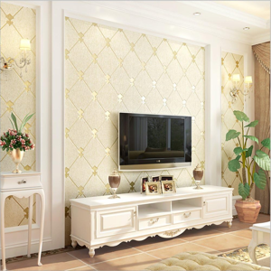 Does Not Apply Modern Simple 3d Non-Woven Flocking Diamond Lattice Pattern Wallpaper For Living Does Not Apply Modern Simple 3d Non-Woven Flocking Diamond Lattice Pattern Wallpaper For Living