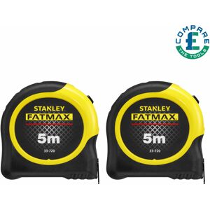 DeWalt Stanley 0-33-720 Fatmax 2 X Sta033720 5m Blade Armor Metric Only Tape Measures DeWalt Stanley 0-33-720 Fatmax 2 X Sta033720 5m Blade Armor Metric Only Tape Measures