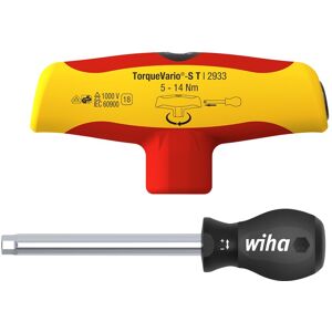 Wiha 43177 Torque Screwdriver T Handle Torquevario 5 To 14nm Vde Electrician Wiha 43177 Torque Screwdriver T Handle Torquevario 5 To 14nm Vde Electrician