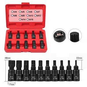Sodial 3x(10pcs 12 Point Socket Wrench Set Universal 3/8 Square Drive Socket Set5038 Sodial 3x(10pcs 12 Point Socket Wrench Set Universal 3/8 Square Drive Socket Set5038