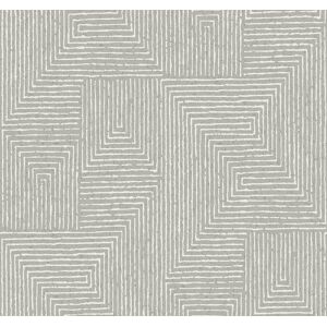 Yk72143_scott Living3 Geometric, Maze, Key Medium Gray Fine Decor Wallpaper Yk72143_scott Living3 Geometric, Maze, Key Medium Gray Fine Decor Wallpaper