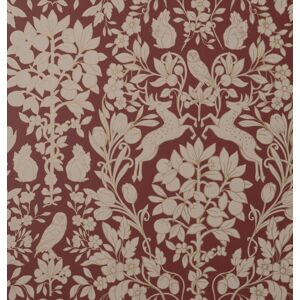 M1685_crown Forest, Wildlife, Bold Maroon Beige Gold Fine Decor Wallpaper M1685_crown Forest, Wildlife, Bold Maroon Beige Gold Fine Decor Wallpaper