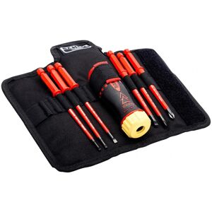 Bahco Insulated Ratcheting Screwdriver Set, 6 Pieceone Size Multi Colour Tk2078 Bahco Insulated Ratcheting Screwdriver Set, 6 Pieceone Size Multi Colour Tk2078