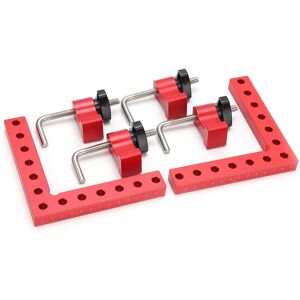 Square Positioning Ruler Kit Right Angle 90° Measuring Tool Corner Clamp Square Positioning Ruler Kit Right Angle 90° Measuring Tool Corner Clamp
