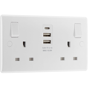 Does Not Apply 15w Double Switched Power Wall Plug Socket With Two Type A And Single Type C Usb Does Not Apply 15w Double Switched Power Wall Plug Socket With Two Type A And Single Type C Usb