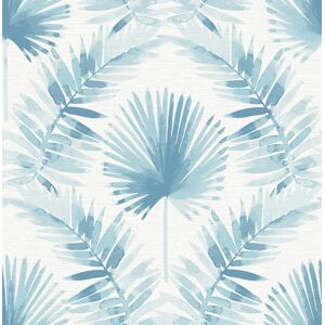 Fd26916_mylos Tropical, Watercolor Dusty Blue Off-White Fine Decor Wallpaper Fd26916_mylos Tropical, Watercolor Dusty Blue Off-White Fine Decor Wallpaper