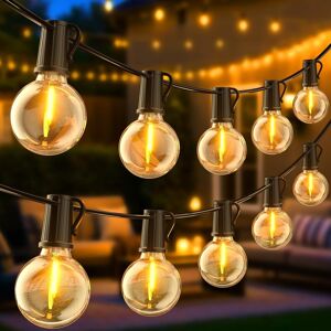 Fiflying Outdoor String Lights Mains Powered, 158ft/48.15m Garden Lights With 70+2 Shatt Fiflying Outdoor String Lights Mains Powered, 158ft/48.15m Garden Lights With 70+2 Shatt