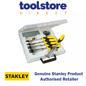 Stanley 5-16-421 Dynagrip 6,12,18,25mm Wood Chisel Set (5 Pc.) Stanley 5-16-421 Dynagrip 6,12,18,25mm Wood Chisel Set (5 Pc.)