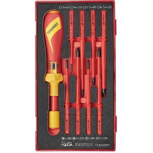 Teng Tools Insulated Torque Screwdriver Set Foam1 9 Pieces Teng Tools Insulated Torque Screwdriver Set Foam1 9 Pieces