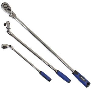 Us Pro 4702 3pc Extra Long Flexible Ratchet Set 1/4, 3/8 & 1/2 Dr In Foam Tray Us Pro 4702 3pc Extra Long Flexible Ratchet Set 1/4, 3/8 & 1/2 Dr In Foam Tray