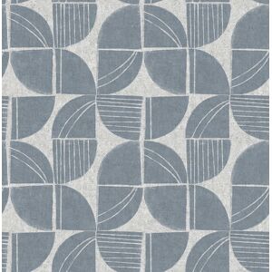 Fd27112_solace Century Circles Blue Chalky White Fine Decor Wallpaper Fd27112_solace Century Circles Blue Chalky White Fine Decor Wallpaper