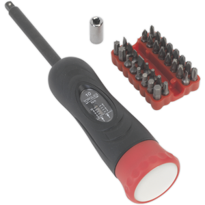 Torque Screwdriver Set 34pc 2-10nm 1/4\"Sq Drive - Sealey Sts100 New Torque Screwdriver Set 34pc 2-10nm 1/4\"Sq Drive - Sealey Sts100 New