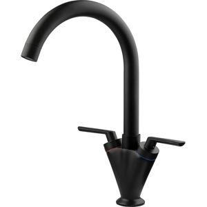 Does Not Apply Swan Dual Lever Black Kitchen Sink Mixer Taps Monobloc 360 Degrees Swivel Spout Does Not Apply Swan Dual Lever Black Kitchen Sink Mixer Taps Monobloc 360 Degrees Swivel Spout