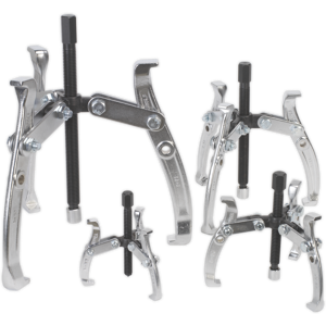 Gear Reversible Puller Set 4pc Triple Leg - Sealey Ak79 New Gear Reversible Puller Set 4pc Triple Leg - Sealey Ak79 New