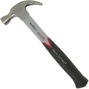 Estwing EMRF20C Fibreglass Shaft Curved Claw Hammer - 20oz Estwing EMRF20C Fibreglass Shaft Curved Claw Hammer - 20oz