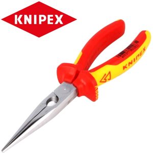 Knipex Vde Long Snipe Nose Cutting Pliers 200mm 8\" Insulated Cutters 26 16 200 Knipex Vde Long Snipe Nose Cutting Pliers 200mm 8\" Insulated Cutters 26 16 200