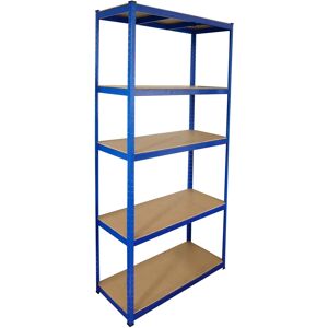 Ab Tools Steel Shelving Racking Unit With 5 Shelves Garage Shelf Storage Unit 2.2m X 1.2m Ab Tools Steel Shelving Racking Unit With 5 Shelves Garage Shelf Storage Unit 2.2m X 1.2m
