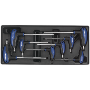 Tool Tray With T-Handle Trx-Star* Key Set 8pc - Sealey Tbt05 New Tool Tray With T-Handle Trx-Star* Key Set 8pc - Sealey Tbt05 New