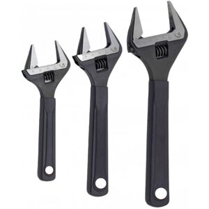 Rothenberger Adjustable Wide Jaw Wrench Set Of 3 Piece - 19782 Rothenberger Adjustable Wide Jaw Wrench Set Of 3 Piece - 19782