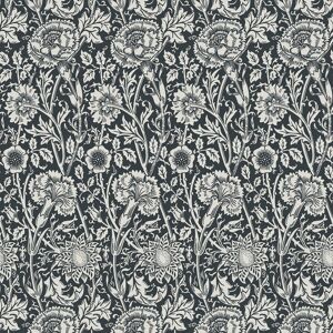 Arts And Crafts Tonal Floral Trail Black White Wallpaper Arts And Crafts Tonal Floral Trail Black White Wallpaper