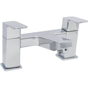Evg S12 Square Bath Filler Tap Chrome – Dual Lever Evg S12 Square Bath Filler Tap Chrome – Dual Lever