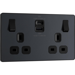 Does Not Apply 45w Double Switched Power Wall Plug Socket With Super Fast Charge Type A And Typ Does Not Apply 45w Double Switched Power Wall Plug Socket With Super Fast Charge Type A And Typ