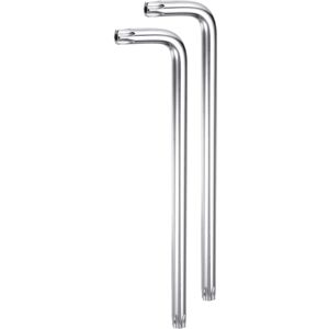 Uxcell 2pcs T60 Long Arm Tamper Proof Torx Wrench Star Keys S2 Steel Chrome Coated Uxcell 2pcs T60 Long Arm Tamper Proof Torx Wrench Star Keys S2 Steel Chrome Coated