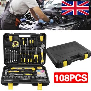 Gowtall 108pcs Socket Set Kit Mechanics Tool Ratchet Wrench Car Repair Toolset Case Gowtall 108pcs Socket Set Kit Mechanics Tool Ratchet Wrench Car Repair Toolset Case