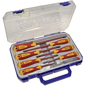 Faithfull Vde Soft Grip Screwdriver Set (Case), 8 Pieceone Size Multi Colour Tk Faithfull Vde Soft Grip Screwdriver Set (Case), 8 Pieceone Size Multi Colour Tk