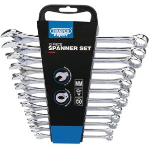 Draper Expert Hi-Torq Metric Combination Spanner Set, 8 - 19mm (12 Piece) Draper Expert Hi-Torq Metric Combination Spanner Set, 8 - 19mm (12 Piece)