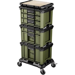 Draper Bunker Loaded-Up 5 Piece Rolling Tool Storage Dolly Box Case, 32261 Draper Bunker Loaded-Up 5 Piece Rolling Tool Storage Dolly Box Case, 32261