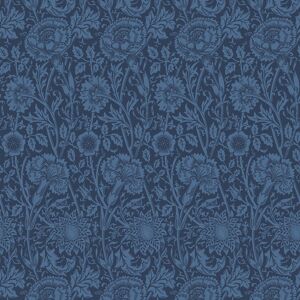 Et12512 - Arts And Crafts Tonal Floral Trail Blue Galerie Wallpaper Et12512 - Arts And Crafts Tonal Floral Trail Blue Galerie Wallpaper