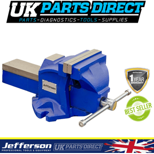 Jefferson Tools Jefferson 6\" 150mm Workshop Bench Vice Heavy Duty Jefferson Tools Jefferson 6\" 150mm Workshop Bench Vice Heavy Duty