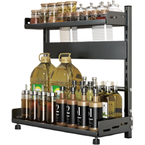 Does Not Apply 2 Tier Spice Rack, Free Standing Spice Organiser, Expandable Spice Racks, Space- Does Not Apply 2 Tier Spice Rack, Free Standing Spice Organiser, Expandable Spice Racks, Space-