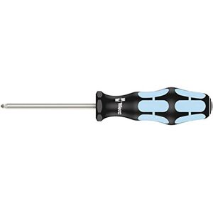 Wera 3355 Pz Kraftform Stainless Steel Lasertip Pozidriv Screwdriver, Pz 1x80mm Wera 3355 Pz Kraftform Stainless Steel Lasertip Pozidriv Screwdriver, Pz 1x80mm