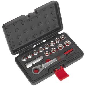 Socket Set 14pc Go-Through Low Profile Walldrive® Metric - Sealey Ak6926 New Socket Set 14pc Go-Through Low Profile Walldrive® Metric - Sealey Ak6926 New