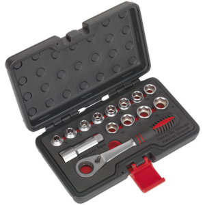 Socket Set 14pc Go-Through Low Profile Walldrive® Metric - Sealey Ak6926 New Socket Set 14pc Go-Through Low Profile Walldrive® Metric - Sealey Ak6926 New