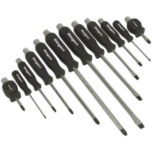 Screwdriver Set 12pc Hammer-Thru - Sealey S0641 New Screwdriver Set 12pc Hammer-Thru - Sealey S0641 New