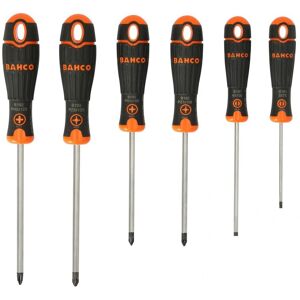 B219.026 Bahcofit Screwdriver Set, 6 Piece / One Size Multi Colour Tk2244 B219.026 Bahcofit Screwdriver Set, 6 Piece / One Size Multi Colour Tk2244