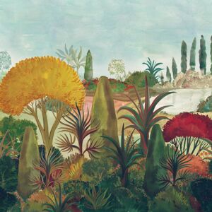 Designer Walls Floral Green Wallpaper Mural - Wallpaper Mural Designer Walls Floral Green Wallpaper Mural - Wallpaper Mural