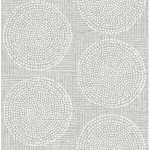 Fd27121_solace Dot Circle Pale Grey White Fine Decor Wallpaper Fd27121_solace Dot Circle Pale Grey White Fine Decor Wallpaper