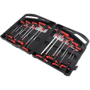 16-Piece T-Handle Hex Star Wrench Set Ball Head 2-Drive Screwdriver Repair Hand 16-Piece T-Handle Hex Star Wrench Set Ball Head 2-Drive Screwdriver Repair Hand