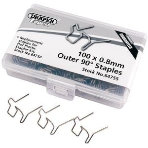 Draper 64755 0.8mm Double U Staples Pack Of 50 Draper 64755 0.8mm Double U Staples Pack Of 50