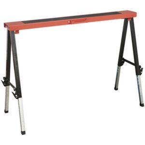 Fold Down Trestle With Adjustable Legs 150kg Capacity - Sealey Ftal1 New Fold Down Trestle With Adjustable Legs 150kg Capacity - Sealey Ftal1 New