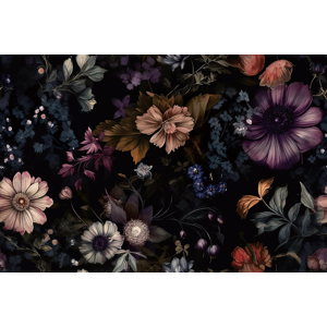 Does Not Apply Self Adhesive Wallpaper Girls Bedroom Black Sticky Back Vinyl Patterned Dark Flo Does Not Apply Self Adhesive Wallpaper Girls Bedroom Black Sticky Back Vinyl Patterned Dark Flo