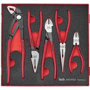 Teng Tools Plier Set Vinyl Grip Q Foam2 5 Pieces Teng Tools Plier Set Vinyl Grip Q Foam2 5 Pieces