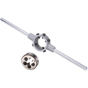 Uxcell M16x2 Die Stock Handle Set Fit 38mm Od M12-M16 Die Wrench Tool Kit Uxcell M16x2 Die Stock Handle Set Fit 38mm Od M12-M16 Die Wrench Tool Kit