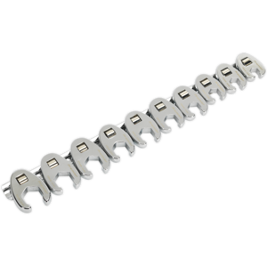 Crow'S Foot Spanner Set 10pc 3/8\"Sq Drive - Metric - Sealey Ak598 New Crow'S Foot Spanner Set 10pc 3/8\"Sq Drive - Metric - Sealey Ak598 New